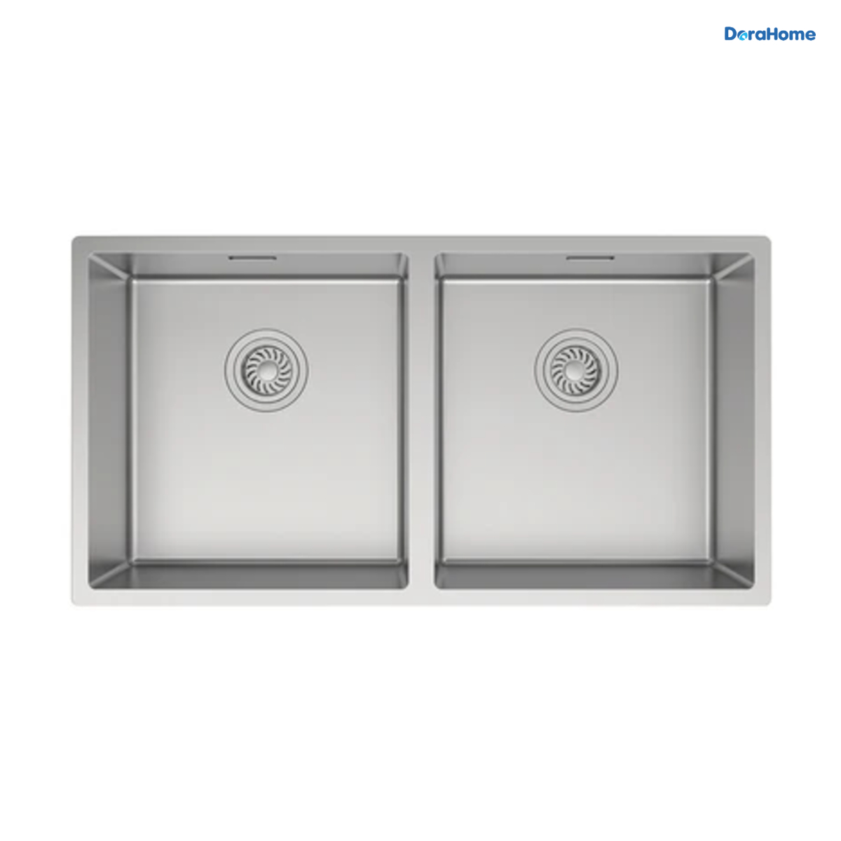 Chậu rửa chén 2 hố Inox HAFELE SATIN R10 HS24-SSN2S-870 BR 567.24.437